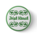 Irish Wench and Shamrocks buttons