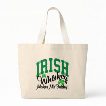 Irish Whiskey Makes Me Frisky Tote Bags