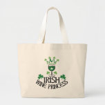 Irish Wine Princess Tote Bags