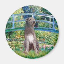 Irish Wolfhound 1 - Bridge Refrigerator Magnet