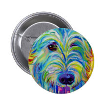 Irish Wolfhound #1 Buttons