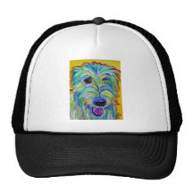 Irish Wolfhound #1 Mesh Hats