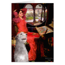 Irish Wolfhound 6 - Lady of Shalotte Cards