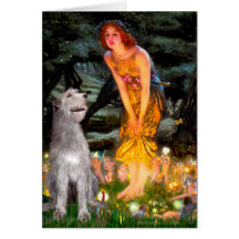 Irish Wolfhound 6 - MidEve Greeting Cards