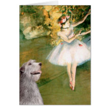 Irish Wolfhound 6 - Two Dancers Greeting Cards