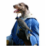Irish Wolfhound Falconer Photo Sculpture photo sculptures