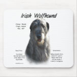 Irish Wolfhound (grey) History Design mousepads