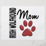 Irish Wolfhound Mum 2 Full Colour Flyer