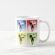Irish Wolfhound Pop Coffee Mug