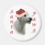 Irish Wolfhound Santa Paws Magnet