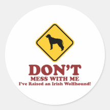 Irish Wolfhound Stickers