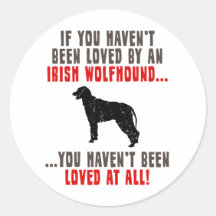 Irish Wolfhound Stickers
