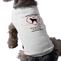 Irish Wolfhounds Must Be Loved Doggie Tee