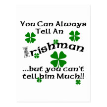 Irishman - You Can Always Tell... Post Card