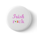 Irishs Rock - Cute Pink buttons