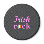 Irishs Rock - Cute Pink magnets