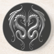 Iron Dragons Drink Coasters