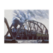 Iron Horses & Iron Bridges Post Card