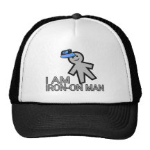 Iron-On Man Mesh Hat