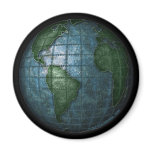 Iron Plated Earth Magnet