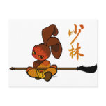 iron shaolin bunny kwan dao postcards