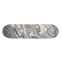 iron skate board deck