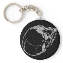 Iron Skull Key Chain