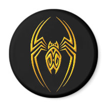 Iron Spider – Yellow and Black Refrigerator Magnets