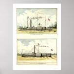 Ironclad Vindicator by D.M.N. Stouffer in 1864 posters