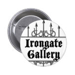 Irongate Gallery Logo Badge Pinback Button
