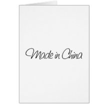 Ironic Made in China Greeting Cards