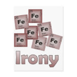 Irony postcards