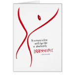 Irresistible Woman - card