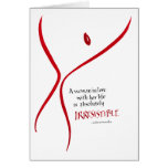 Irresistible Woman - card