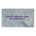Irridescent Tile business cards