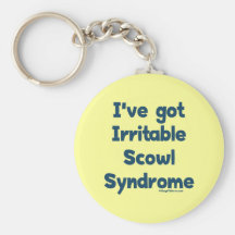 Irritable Scowl Sydrome Key Chains
