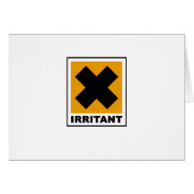 Irritant Card