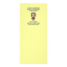 Irritated Old Man Husband Customized Rack Card