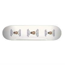 Irritated Old Man Husband Skate Board Deck