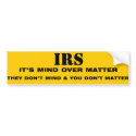 IRS bumper stickers