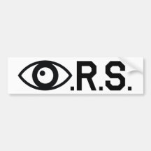IRS - Internal Revenue Service Bumper Sticker