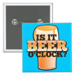 Is it BEER o'clock time related alcohol design Pin