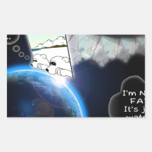 IS MOTHER EARTH FAT? STICKERS