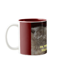IS THE COFFEE READY YET? MUGS