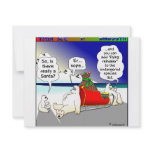 IS THERE A SANTA? invitations