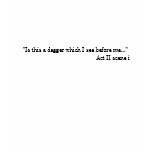 "Is this a dagger which I see before me..."    ... t-shirts