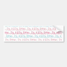 Is this Love Bumper Stickers