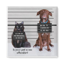 Is your pet a sex offender? magnet