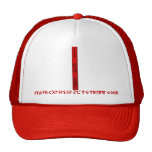 Isa Rune red Trucker Hats
