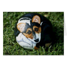 "Isabel" dog rock card